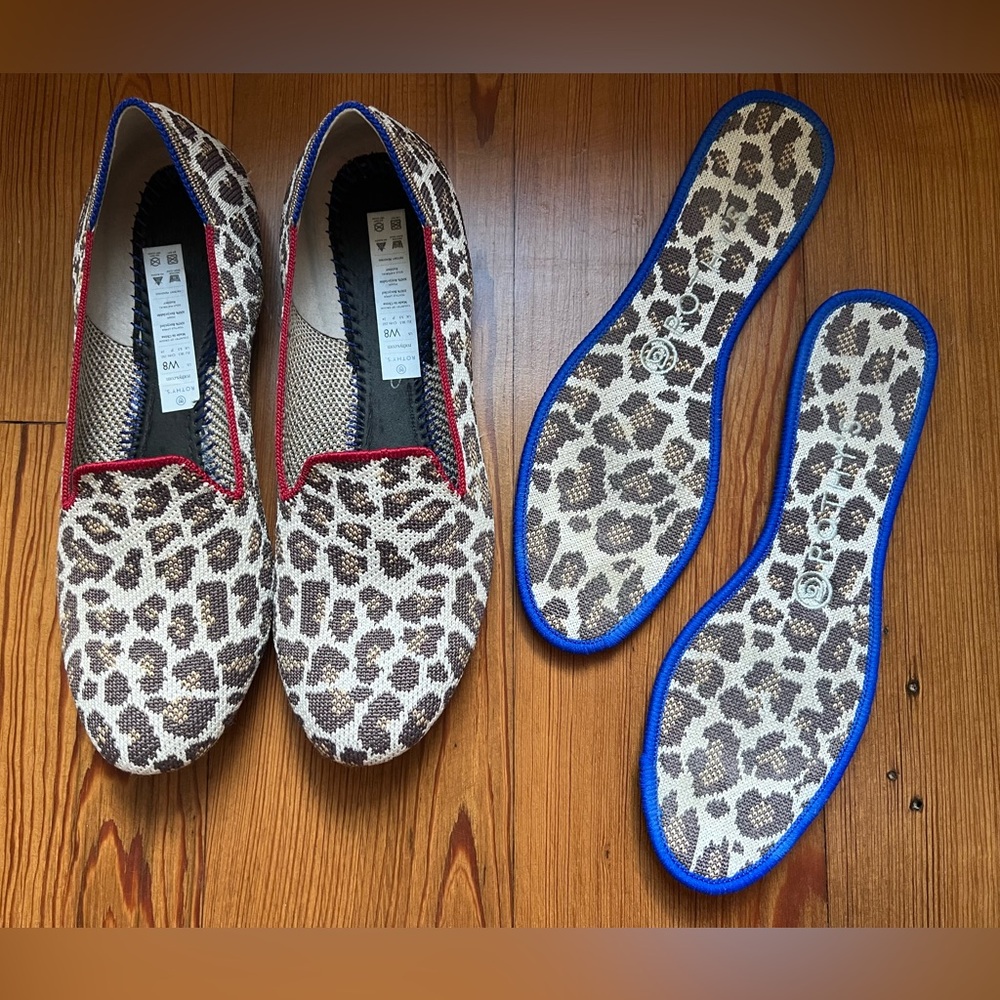 Rothy's Mocha Spot Loafers VVGUC size 8